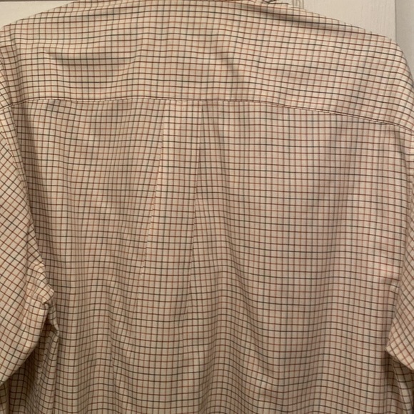 Jos A Bank Cream Button Down Collar Shirt - Large - Picture 6 of 6